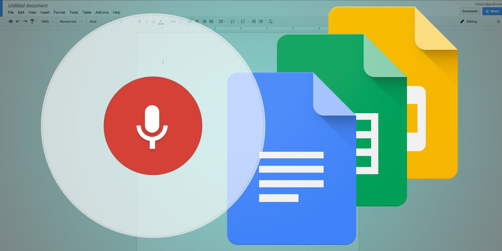 speech to text google docs chromebook