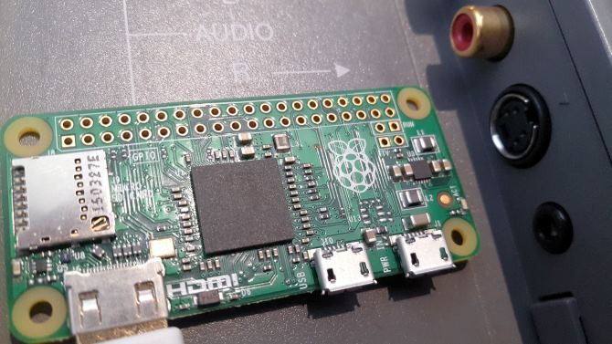 The Raspberry Pi Zero can be installed inside a TV