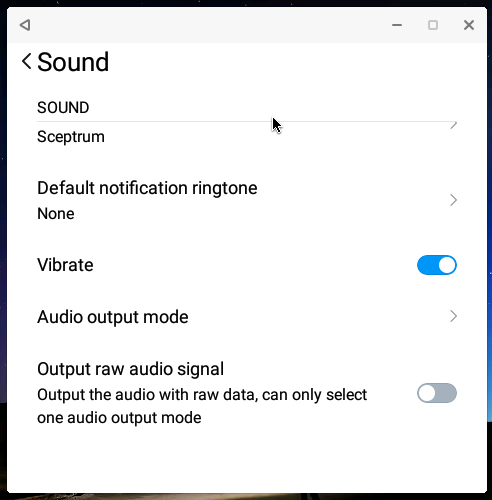 remix audio output selector