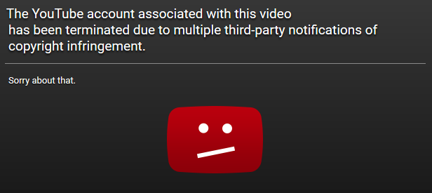youtube termination