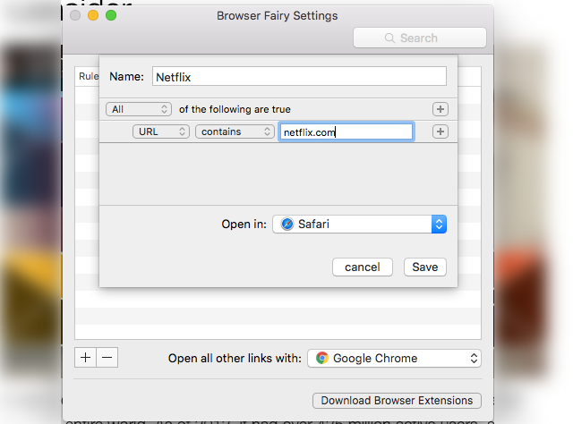 Browser-Fairy-netflix-rule