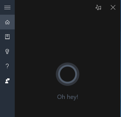 Identifikace hudby Cortana 2