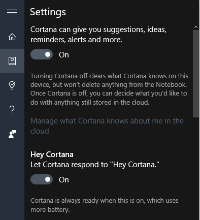 Musik identifizieren Cortana 3