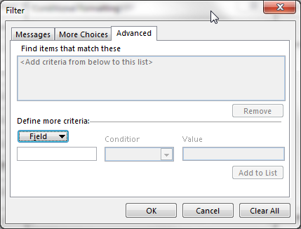 How to Mark Up Your Outlook Inbox with Conditional Formatting