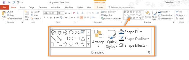 PowerPoint's Drawing Tools