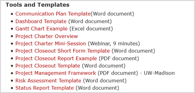 How to Manage Your Project with Word Templates