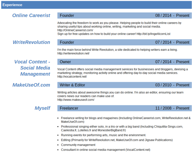 Resume LinkedIn Labs PDF Template