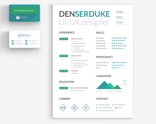 UX Resume Template