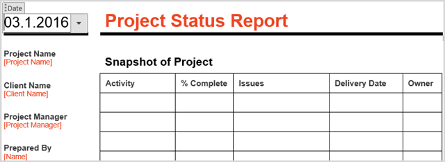 Project Support Word How to Manage Your Project with Word Templates