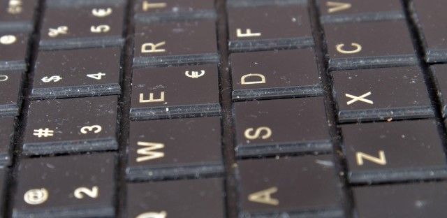 dusty keyboard