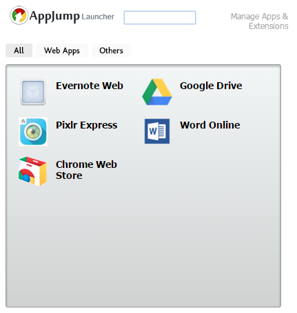 AppJump Launcher Chrome
