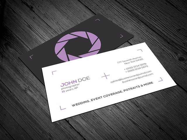 Business Cards for Photographers