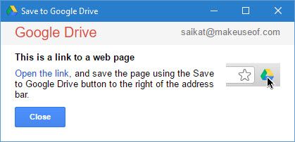 Save Links to Google Drive