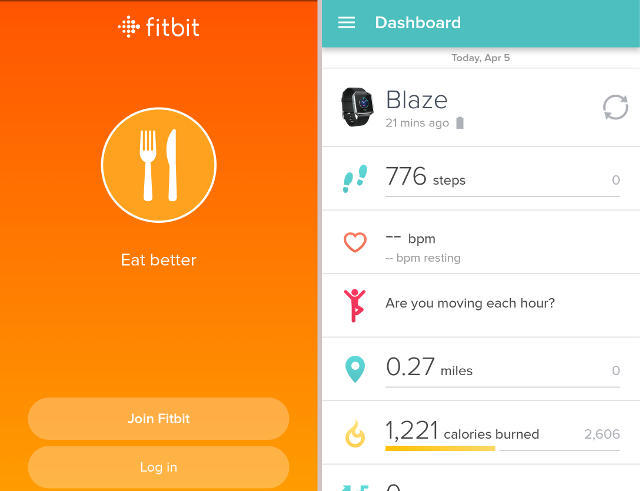 fitbit setup example