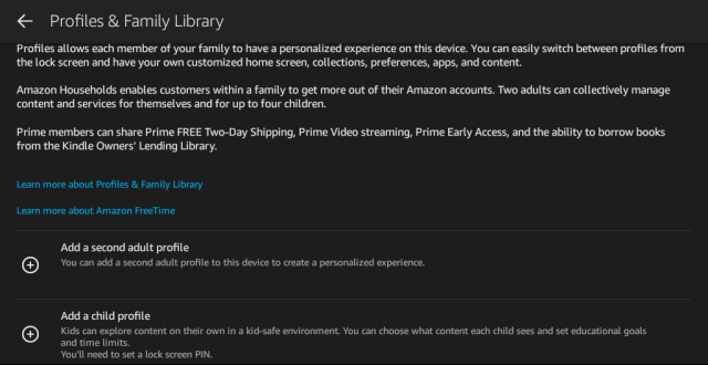 Kindle Fire Family Library