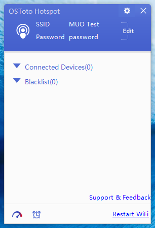 OSToto WiFi Hotspot Windows 10
