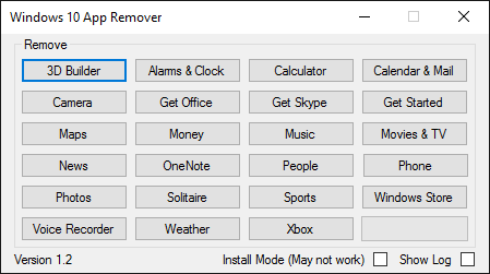 Windows 10 App Remover