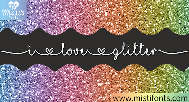 i-love-glitter-font