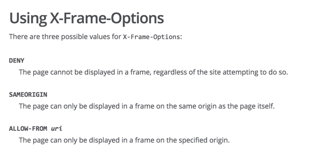 x-frame-options