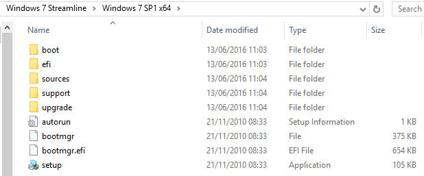 File Update Folder Structure