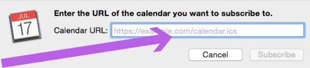Sharing Google Calendar with Apple