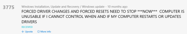 Windows 10 Windows Feedback Drivers