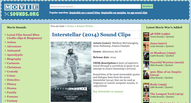 5 Sites To Download Famous Sounds From Movies Games More