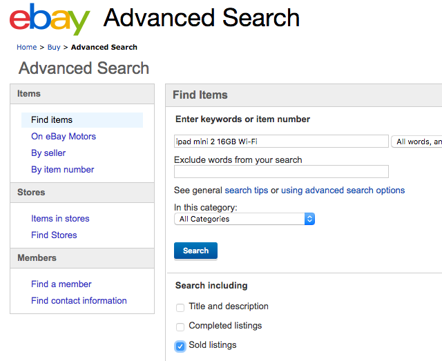 sell-ipad-ebay-search