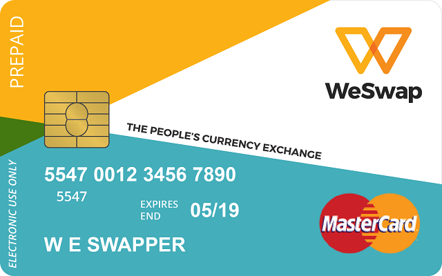 The WeSwap MasterCard