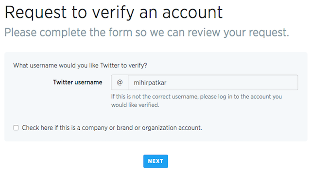 Twitter-account-verification-request-form