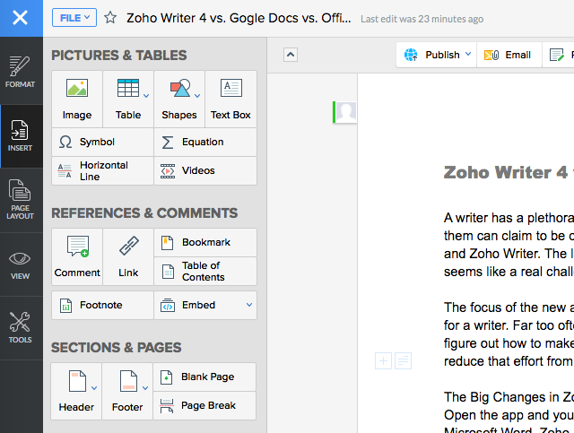zoho-writer-left-sidebar-pictures-and-tables