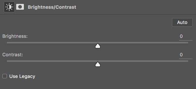 Brightness and Contrast Adjustment Sliders Screenshot