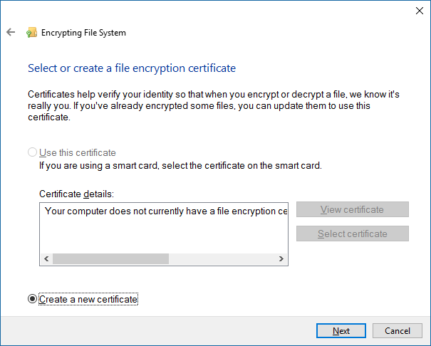 Encryption File System