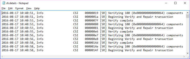 Notepad sfc no integrity violations - Come risolvere l’errore di aggiornamento di Windows 0x80070057