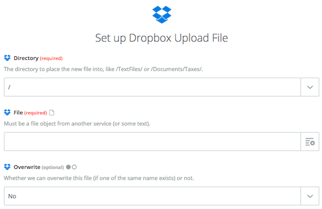 Instagram Download Likes Dropbox Upload File Step 3