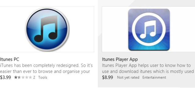 iTunes in Windows