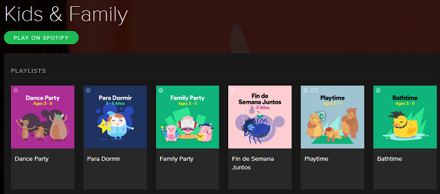 Spotify for Kids and Family