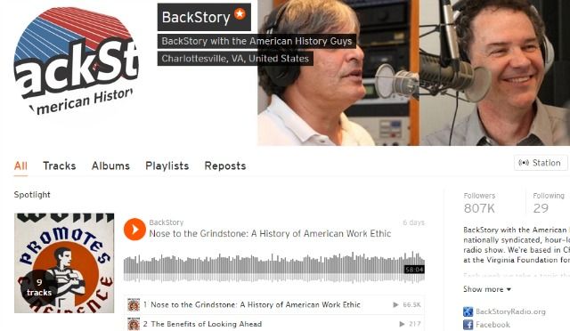 BackStory Podcast on SoundCloud