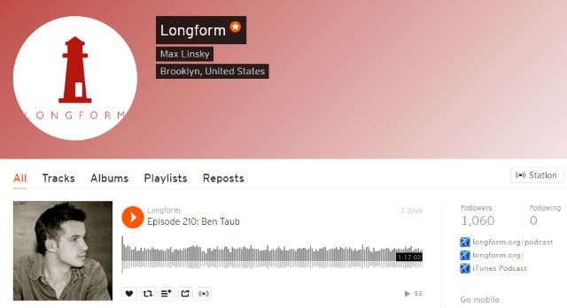 Longform Podcast on SoundCloud