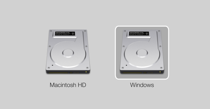 Mac Dual Boot Selection Screen