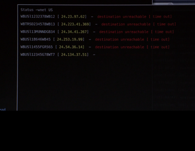 Command Line Terminal on Mr. Robot