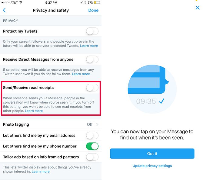 How To Opt Out Of Read Receipts For Twitter Direct Messages