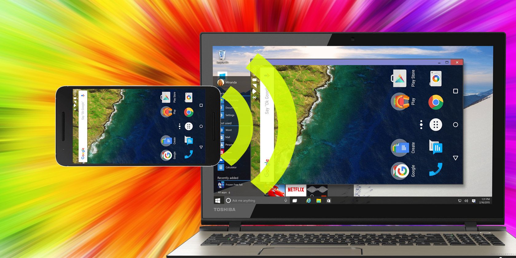 Cast Your Android Screen To Windows 10, How To Mirror Android Screen On Laptop Windows 10