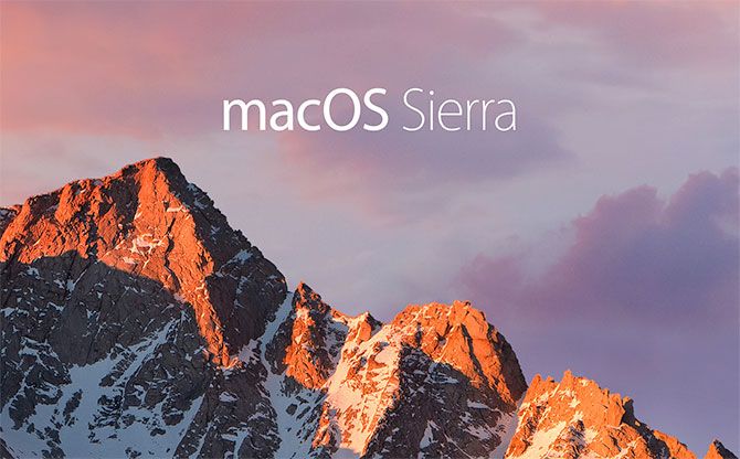 MacOS Sierra Background