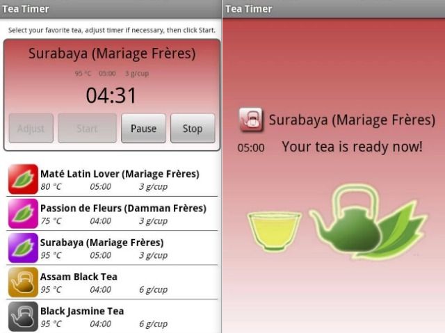 Perfect Cup of Tea Mobile App