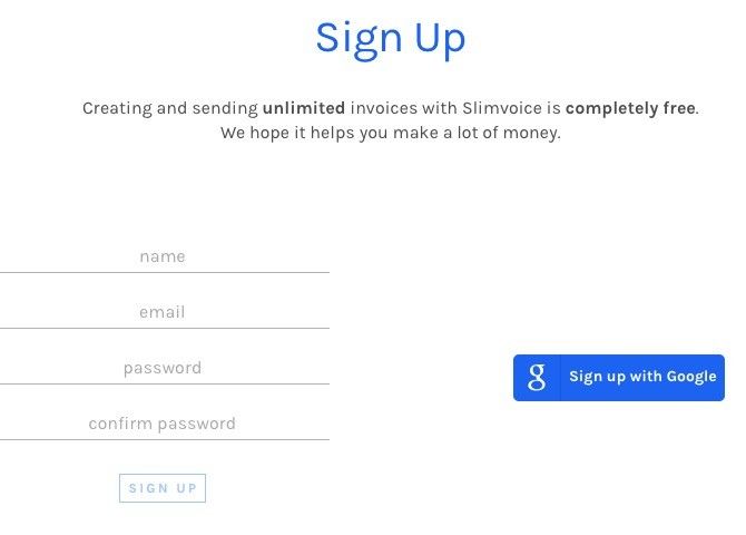 Sign Up to Services Using Google