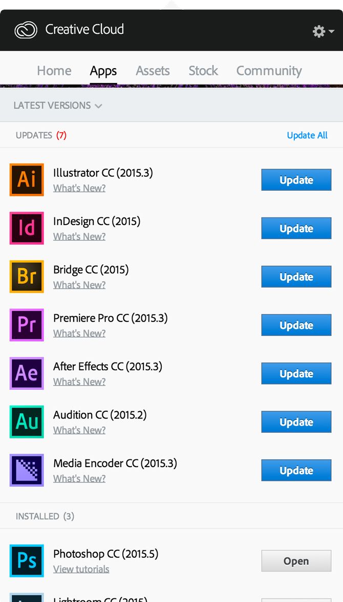 Adobe Photoshop CC Installation