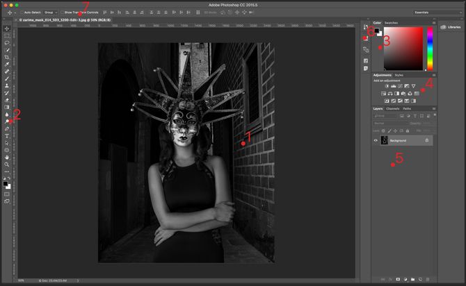 Adobe Photoshop CC Layout