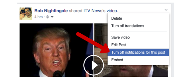 Facebook Tricks and Features -- Disable Notifications