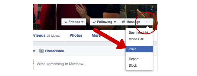 Facebook Tricks and Features -- Poke